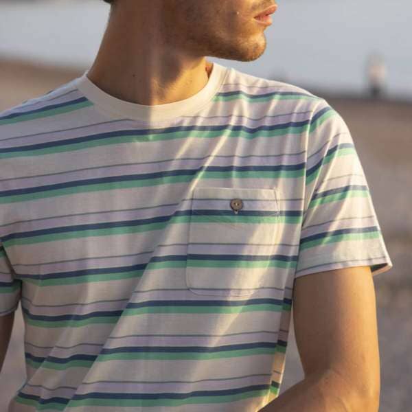 FAGUO T-Shirt Olonne - Pocket Stripes T-Shirts FAGUO 