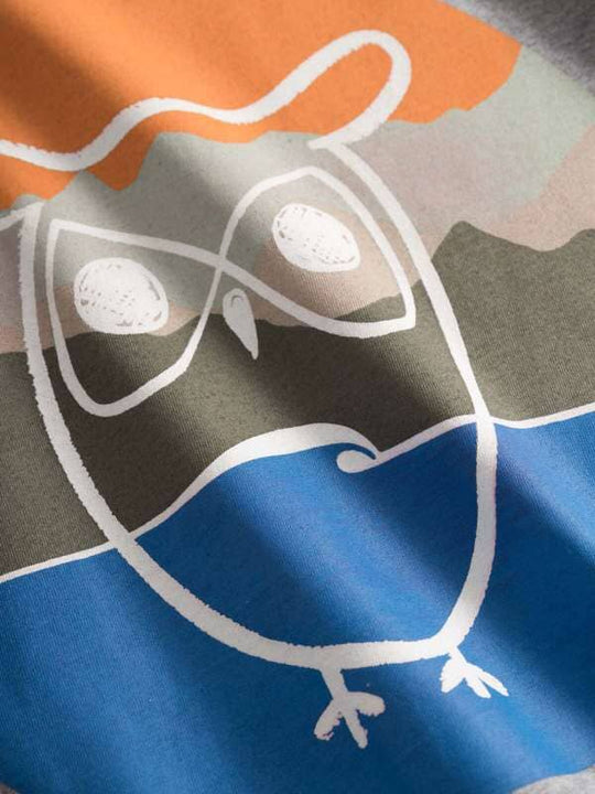 Knowledge Cotton T-Shirt - Owl Mountain T-Shirts KnowledgeCotton Apparel 